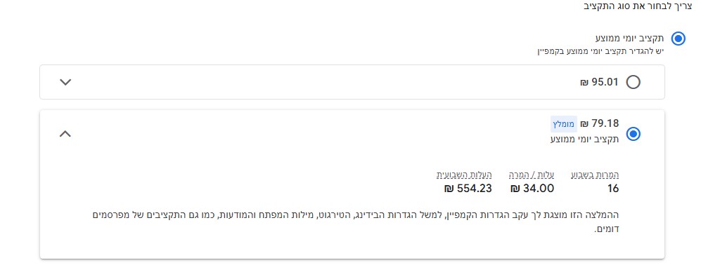 תקציב פרסום